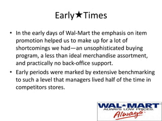 Wal Mart and BIG BAZAAR : A comparitive analysis