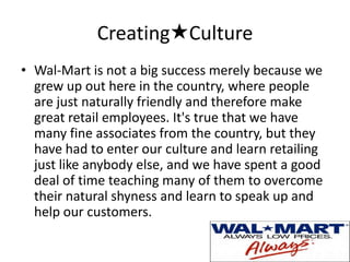Wal Mart and BIG BAZAAR : A comparitive analysis
