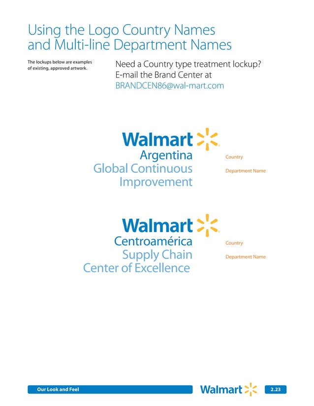 Walmart brand guidelines