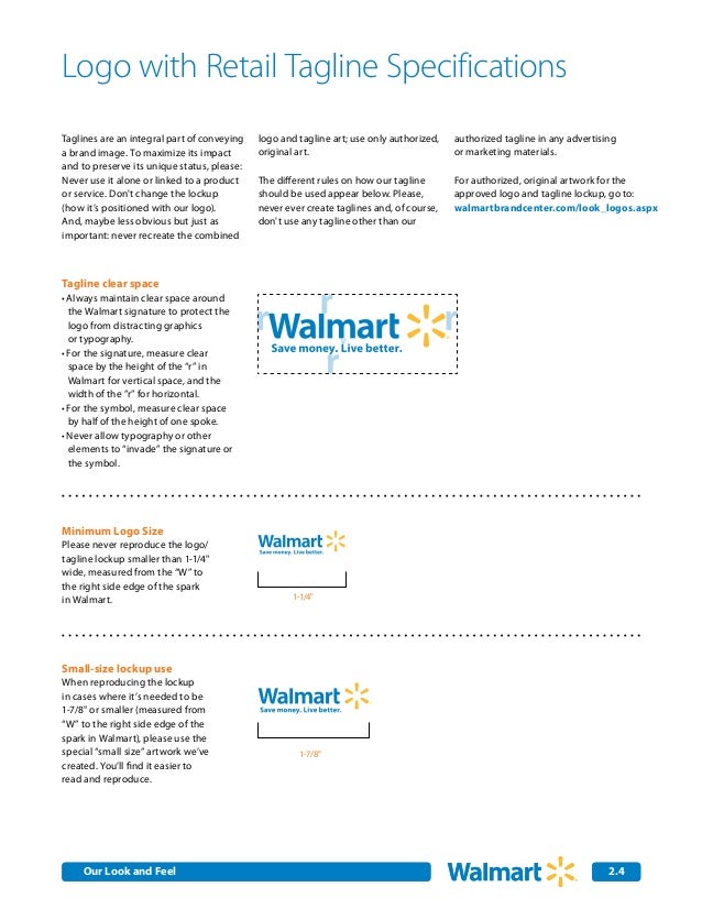 Walmart Brand Guidelines