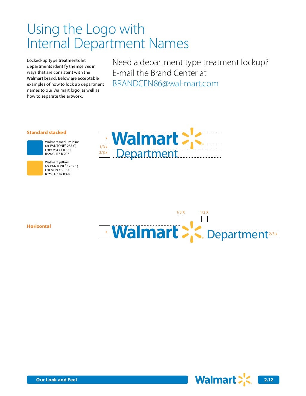 Walmart Brand Guidelines