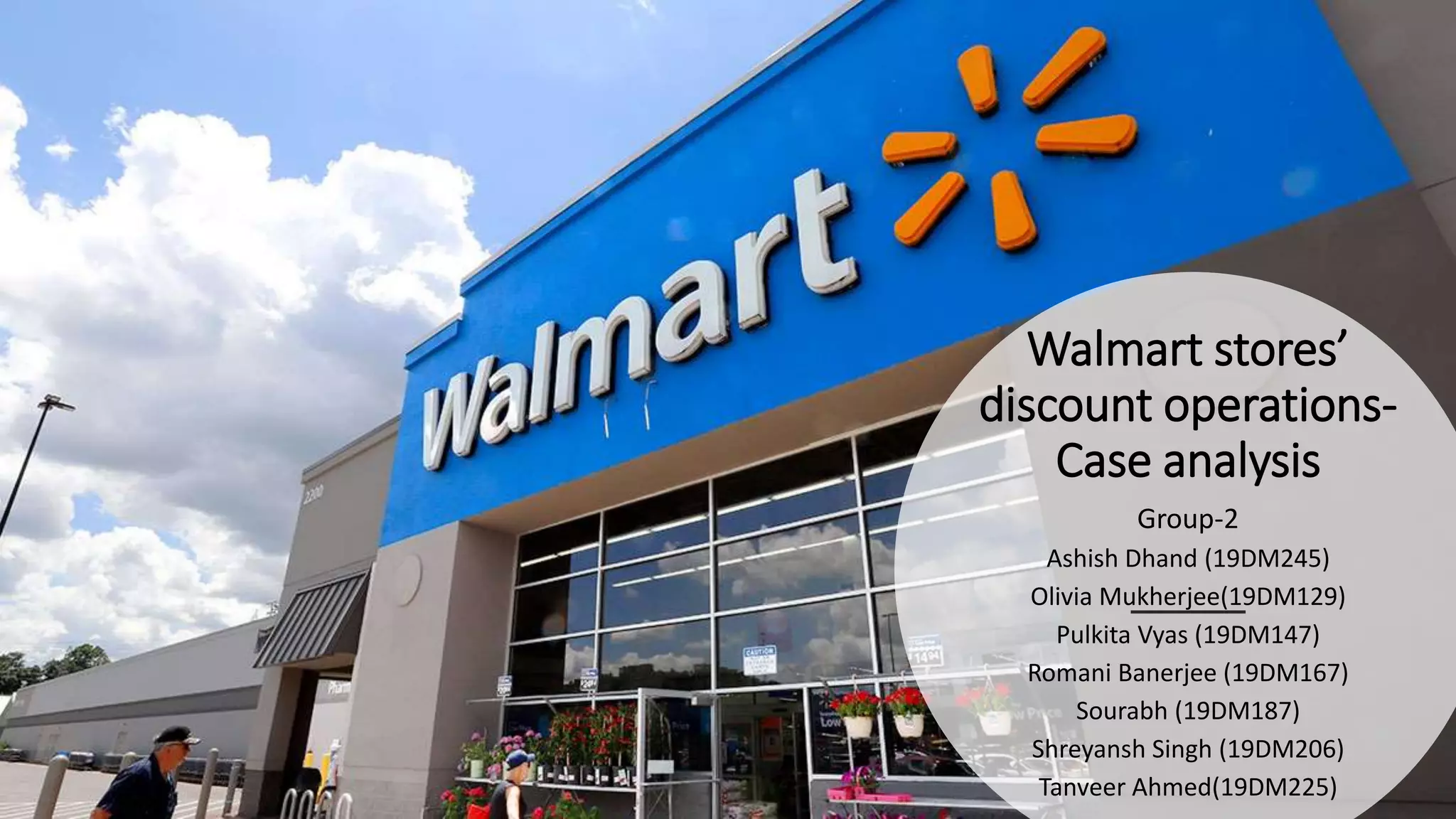 Case study Walmart PPT