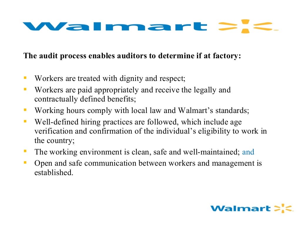 Walmart compliance training osv