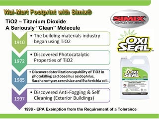 1998 - EPA Exemption from the Requirement of a Tolerance TiO2 – Titanium Dioxide  A Seriously “Clean” Molecule 