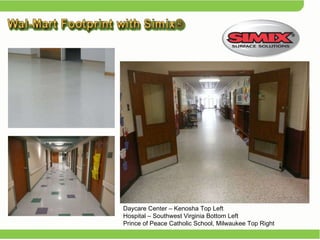 Daycare Center – Kenosha Top Left Hospital – Southwest Virginia Bottom Left Prince of Peace Catholic School, Milwaukee Top Right  