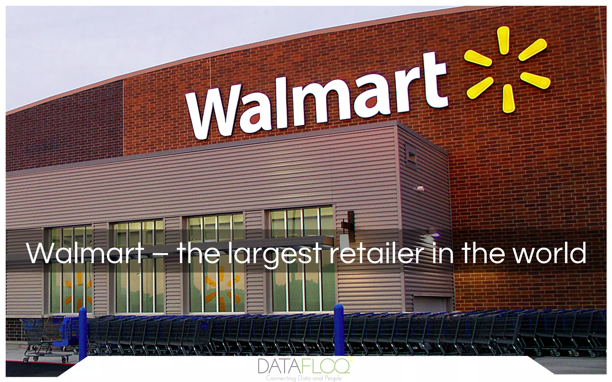 Walmart – the largest retailer in the world
 