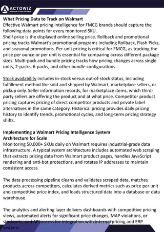 Walmart Pricing Intelligence for FMCG Brands Daily SKU Tracking Guide.pptx
