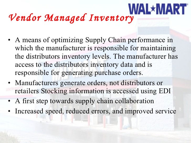 wal mart inventory management