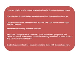 Wal mart strategies china- prashant