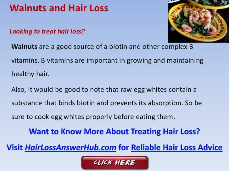 Walnuts and hair loss