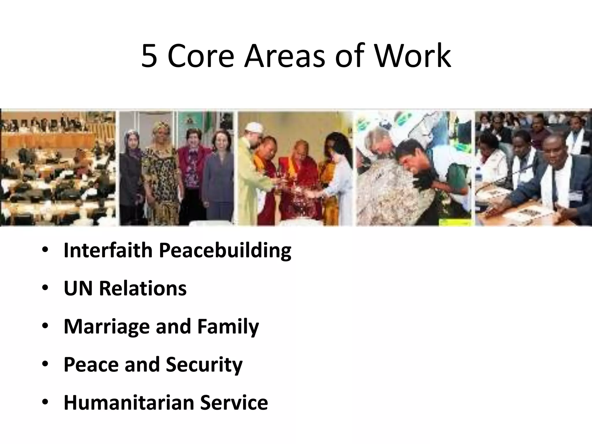 Religious leaders offered prayers and lit candles for peace.
World Summit
 