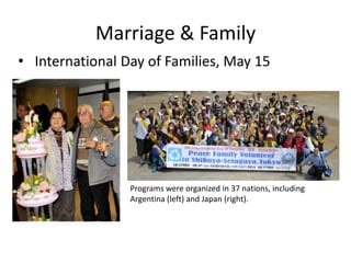 After a conference introducing UPF at
FON University in Macedonia, UPF leaders
met with President Gjorge Ivanov.
Interfaith forum at a Buddhist temple
in Oslo, Norway
INTERFAITH PEACEBUILDING
 