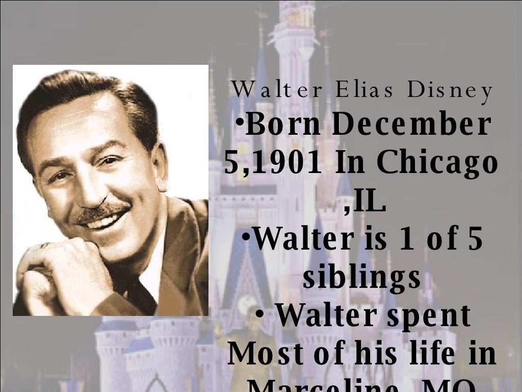 Walt Disney BIO