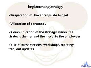 Walt Disney - An analysis of the strategic challenges | PPTX