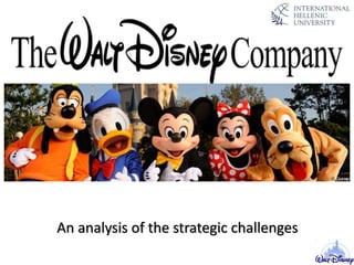 An analysis of the strategic challenges
 