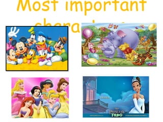 Most important
characters.
 