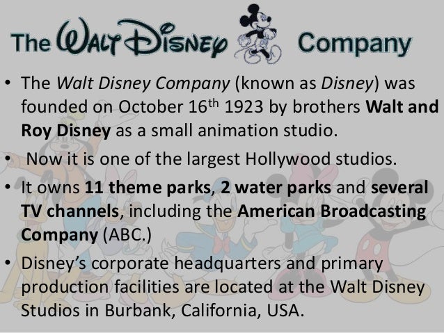 Walt disney case study