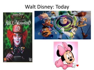 Walt Disney: Today
 
