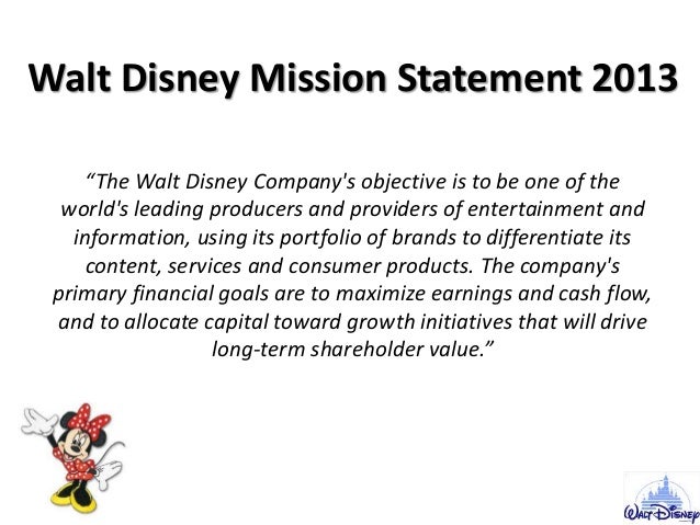 Disney Mission, Vision Statement & Values Analysis - How I Got The Job
