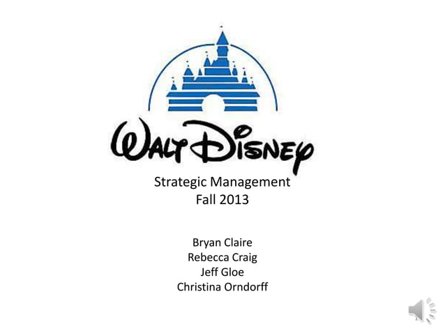 Walt disney Case Analysis | PPTX