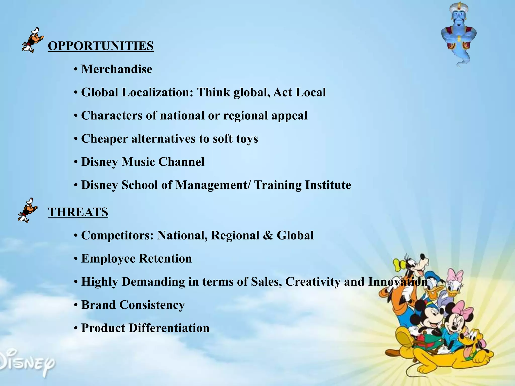 Walt disney SWOT | PPT