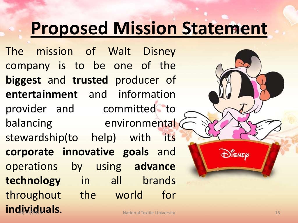 Walt Disney Company (Case Study)