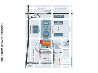 ESCULTURA URBANA UBICACION 