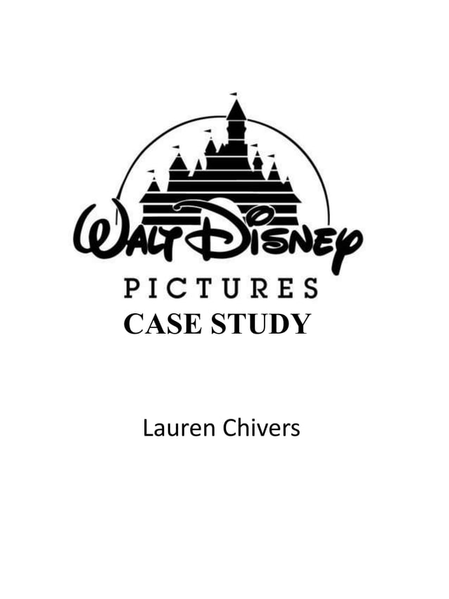 Walt disney pictures case study PDF
