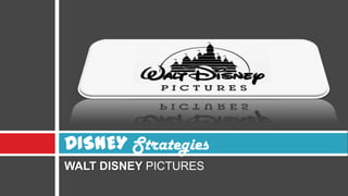 DISNEY Strategies
WALT DISNEY PICTURES
 