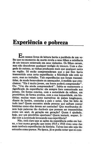 Walter benjamin   magia e técnica, arte e política