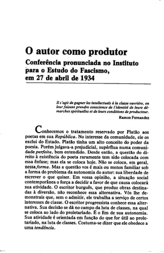 Walter benjamin   magia e técnica, arte e política