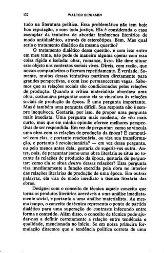 Walter benjamin   magia e técnica, arte e política