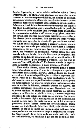 Walter benjamin   magia e técnica, arte e política