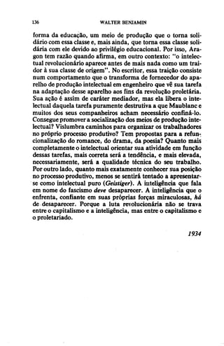 Walter benjamin   magia e técnica, arte e política