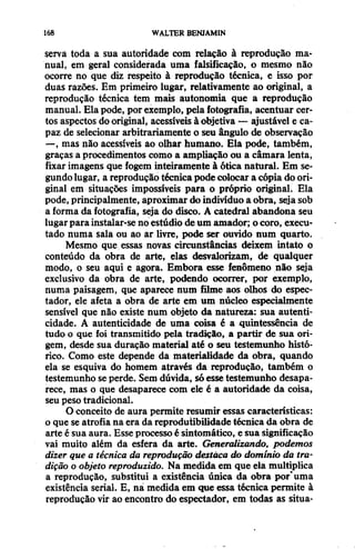 Walter benjamin   magia e técnica, arte e política