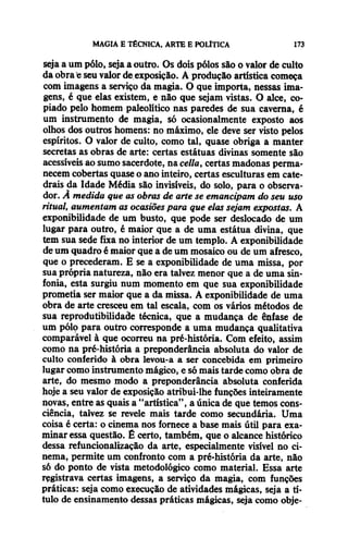 Walter benjamin   magia e técnica, arte e política