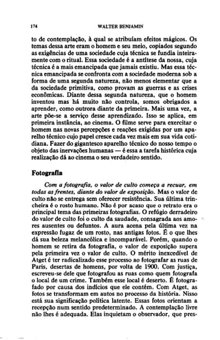 Walter benjamin   magia e técnica, arte e política