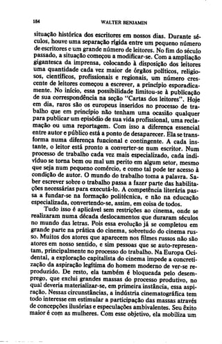 Walter benjamin   magia e técnica, arte e política