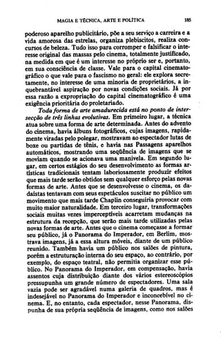 Walter benjamin   magia e técnica, arte e política
