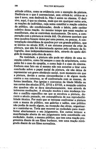 Walter benjamin   magia e técnica, arte e política