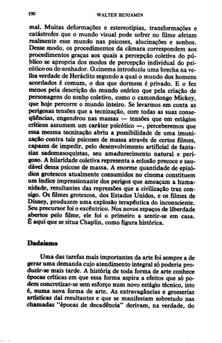 Walter benjamin   magia e técnica, arte e política