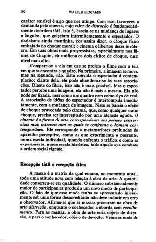 Walter benjamin   magia e técnica, arte e política