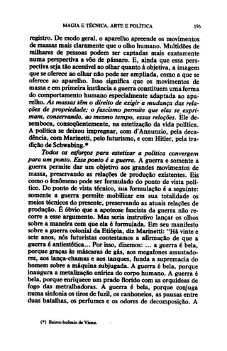 Walter benjamin   magia e técnica, arte e política