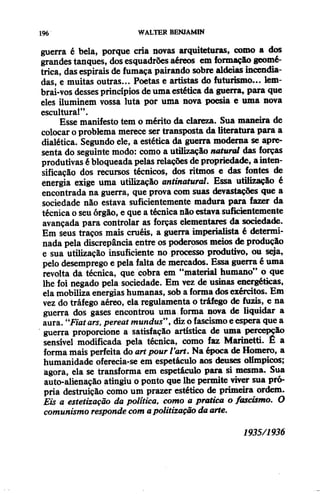 Walter benjamin   magia e técnica, arte e política