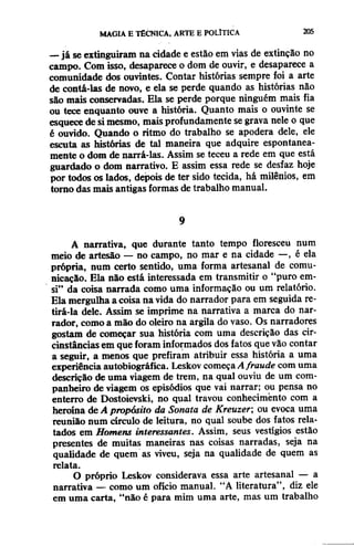 Walter benjamin   magia e técnica, arte e política