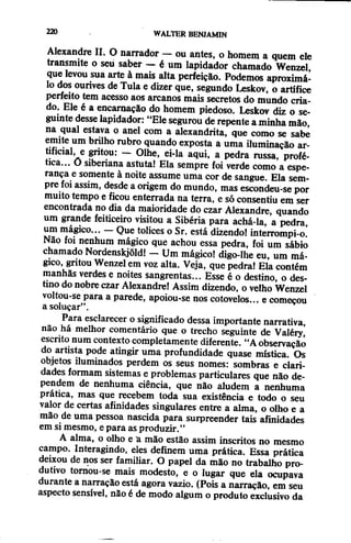Walter benjamin   magia e técnica, arte e política