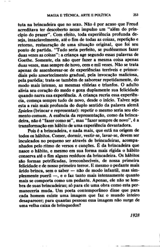 Walter benjamin   magia e técnica, arte e política