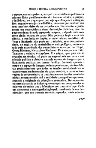 Walter benjamin   magia e técnica, arte e política