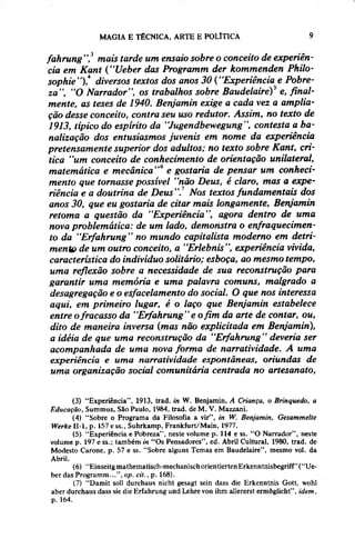 Walter benjamin   magia e técnica, arte e política