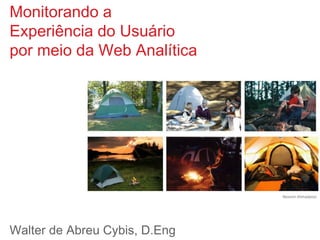 Monitorando a
Experiência do Usuário
por meio da Web Analítica




Walter de Abreu Cybis, D.Eng
 
